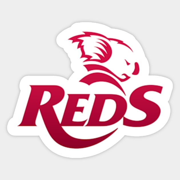 Queensland Reds Sticker by zachbrayan